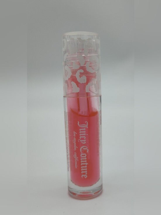 Juicy Couture Other - JUICY COUTURE Hibiscus Lip Oil Pink Gloss Y2K Leopard Cap 4ml